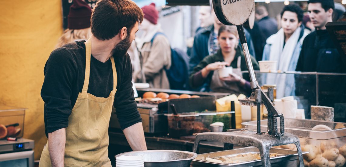 Street Food Market Example Image